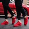 Fashion 2025 Fashion Women Vulcanized Shoes Sneakers Ladies Lace-up Casual Shoes Breathable Canvas Red White Lover Shoes Graffiti Flat