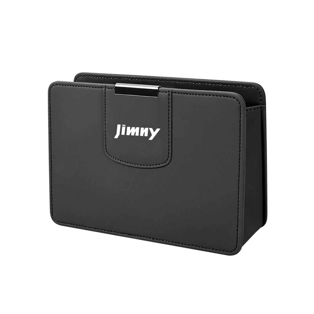 InnoWave Автомобильное мусорное ведро Совместимое Jimny Пылесборник Кожаное производство Прочная кожа Устойчивое к пятнам Легко чистить Черный