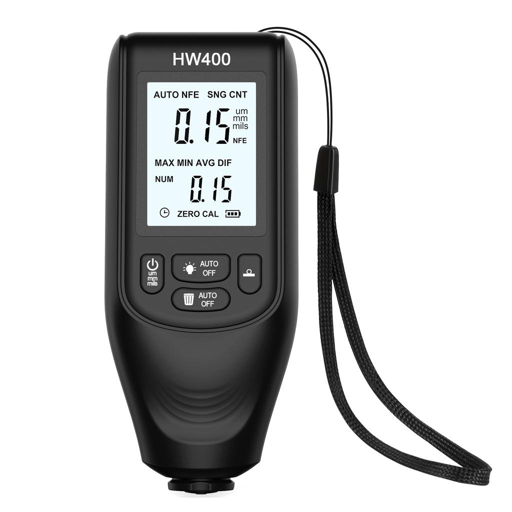 Толщиномер краски Smart Car Paint Testing Meter 02000um Диапазон измерения Высокая точность 1um
