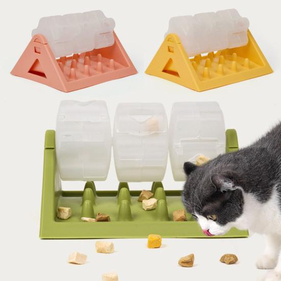 Игрушка-протечка для еды, интерактивная игрушка-головоломка для раздачи лакомств для собак, миска для медленной подачи корма для кошек и щенков, дрессировка и облегчение скуки