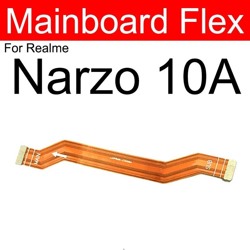 Гибкий кабель материнской платы ЖК-дисплея для OPPO Realme Narzo 10 20 30 Pro 50 50i 50A Prime 4G 5G, гибкая лента для материнской платы, ЖК-дисплей, детали