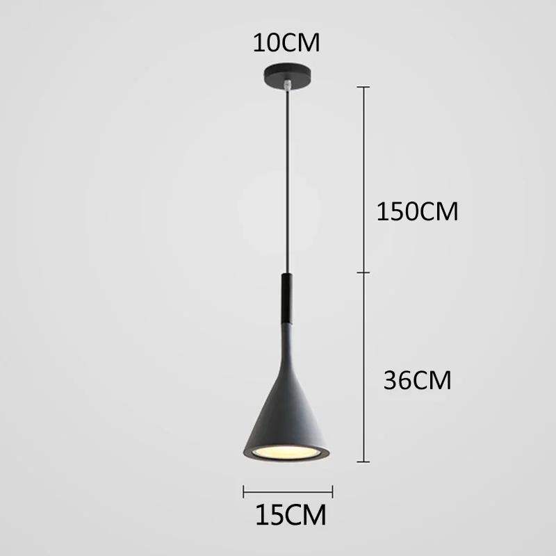 Современные светодиодные подвесные светильники Nordic для кухни, баров, спальни, обеденного стола, подвесной светильник для кафе, внутреннее освещение, украшение гостиной