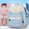 Bear Cartoon Letter Pattern Kids School Backpack With Ergonomic Shoulder Straps