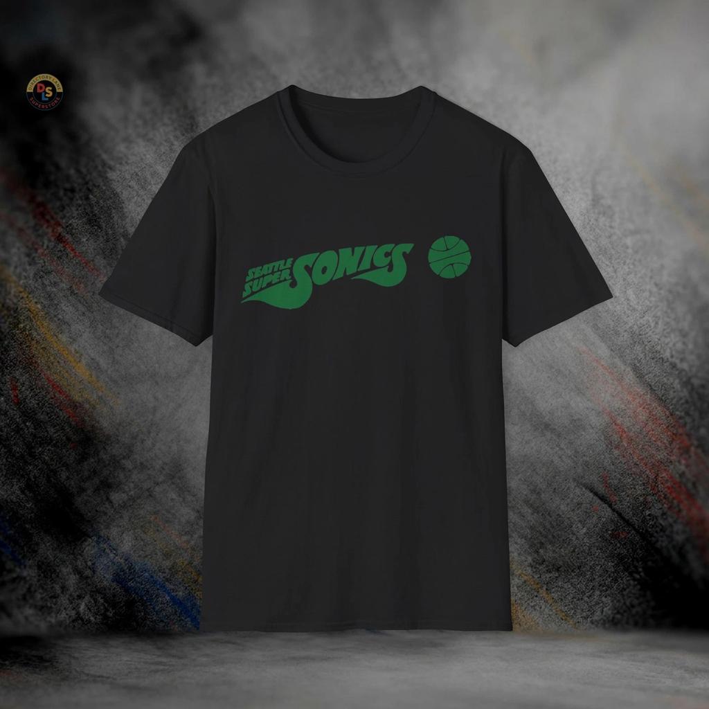 Seattle SuperSonics Defunct Retro Basketball T-Shirt | Softstyle Tee