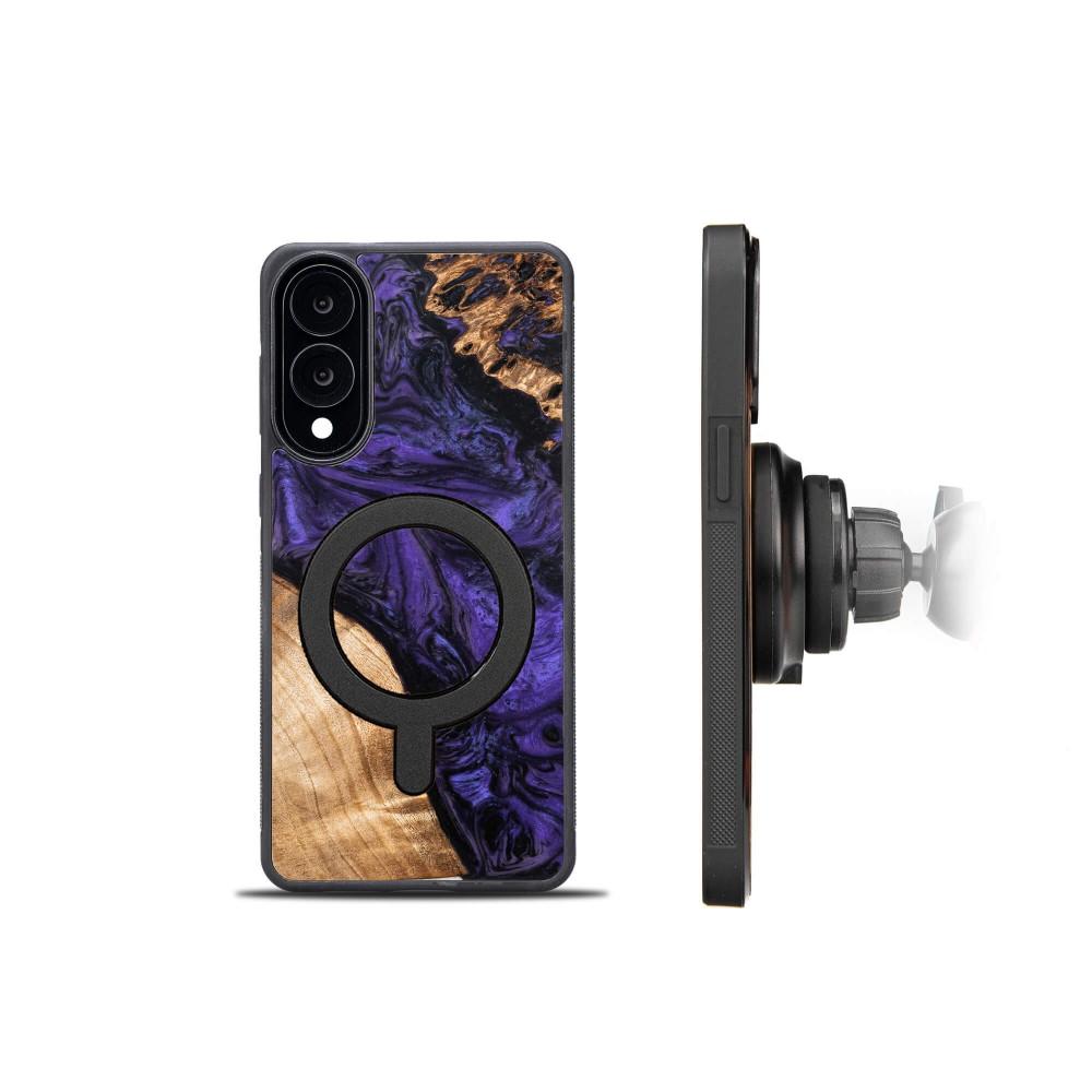 Bewood Unique case for Samsung Galaxy S25 Edge - Violet with MagSafe