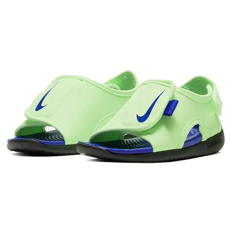 Nike Sunray Adjust 5 Comfortable Low top Toddler Shoes Contour Green Infant Toddler (Unisex) Toddler Shoes DB9566 300