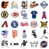 50 Pcs Baseball League Stickers Sports Logo Graffiti Stickers Laptop Cups Luggage Case Stickers