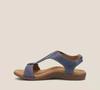 New Spot Sandals Large Size Thick-soled Wedge Heel Women's Shoes Velcro Buckle with Fish Mouth Sandals