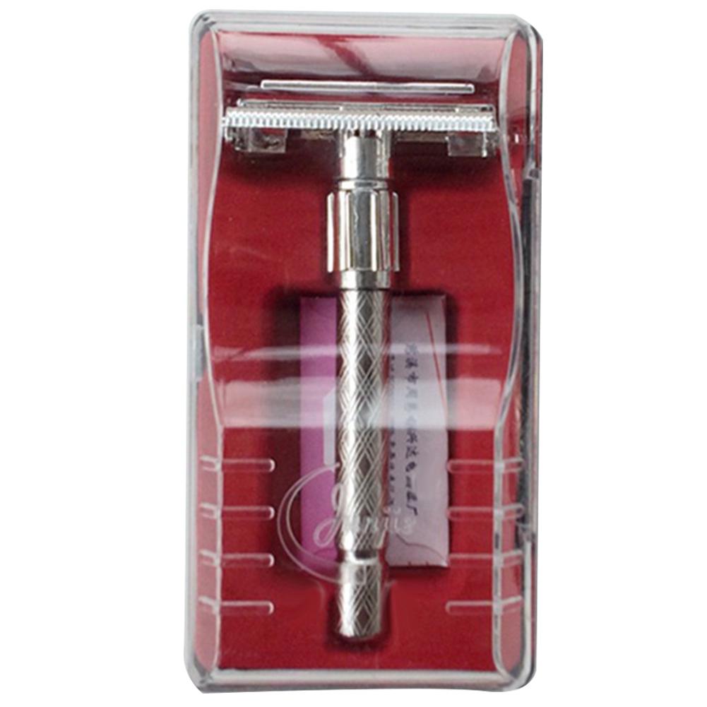 Life Is Beauty Мужская ручка держатель бритвы лезвие Двойное острое ручное длинное лезвие формирователь волос на лице