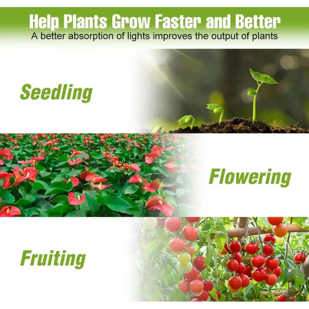 Светильник для выращивания растений E27 126/200/300LED для гидропоники в помещении, для выращивания рассады цветов и овощей, лампа для ящиков для выращивания растений, лампа AC85V-265V