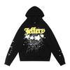 Худи Streetwear 2025 Мужское Женское Оверсайз Толстовка С Принтом Паутина Повседневный Топ