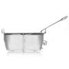 Deep Fry Frying Basket Handle Sivler Stainless Steel