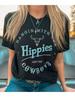 Cowboy Skull Hippie And The Cowboys T-shirt