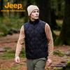 Jeep Унисекс жилет с подкладкой из флиса и наполнителем из пуха