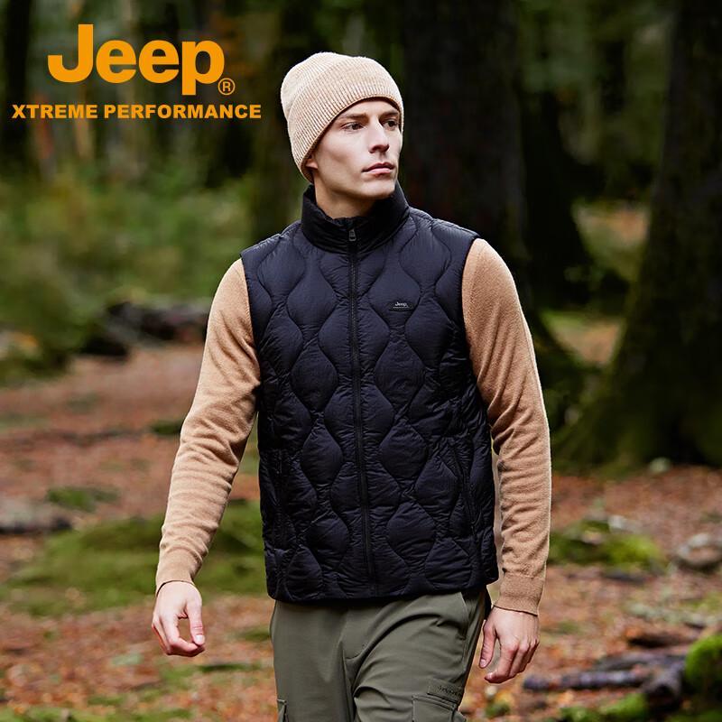 Jeep Унисекс жилет с подкладкой из флиса и наполнителем из пуха