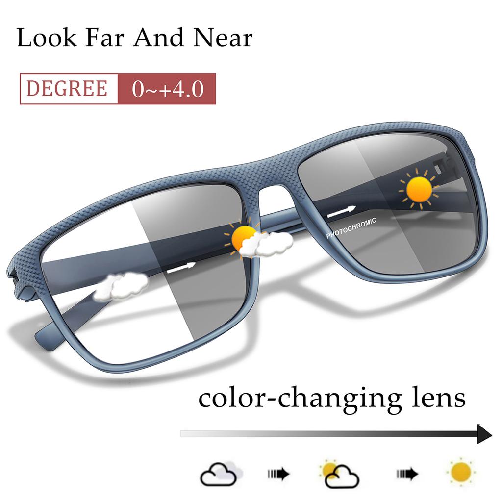 2-Pair Photochromic Reading Glasses Anti-blue Classic Eyewear For The Wholesale Retail Business Men surf the Internet