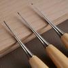 Leathercraft Awl with Wooden Handle - Ideal for DIY Sewing & Punching, Handmade Craft Tool