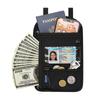 Passport Hanging Around the Skimming Security Passport Large Overseas Convenient Hanging Around the Adjustable Passport Black Case, Neck, RFID,
