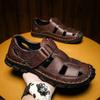 Men Genuine Leather Sandals Outdoor Sport Sandals Casual Shoes Summer