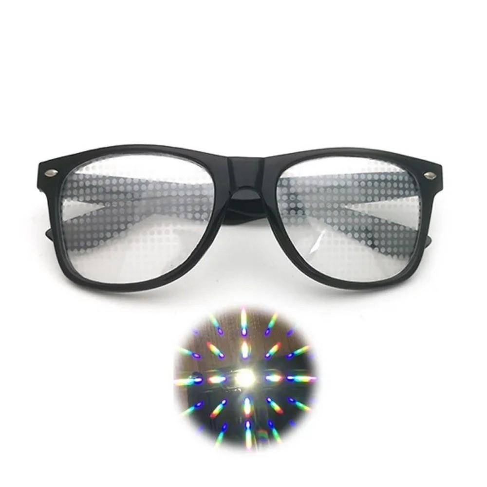 Unique Diffraction Glasses Light Refraction 3D Prism Effect Glasses Prism Glasses Concert Gear