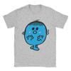 Смешная футболка Mr Men Little Miss Shy, смешная, милая, мужская, хлопковая, с коротким рукавом, с круглым вырезом, летние топы