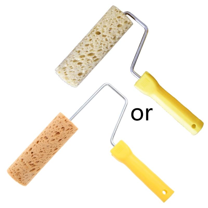 Практичная губка-ролик из морских водорослей 4/6 дюйма с художественным узором для декора дома Диаметр 4,8 см/1,89'' Инструменты для рисования