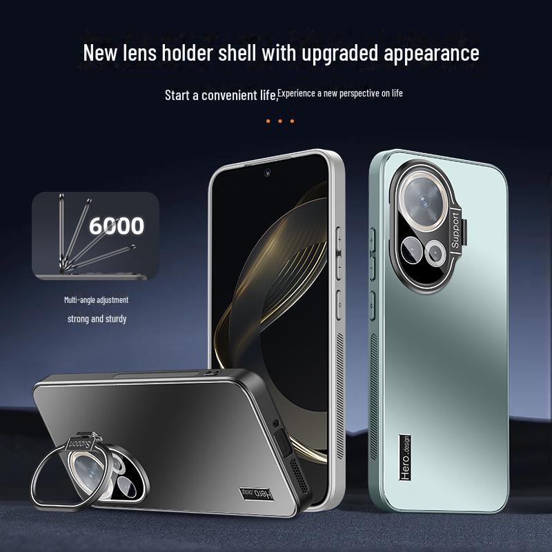 Чехол с полным покрытием объектива и защитой от падений с кронштейном для Huawei Nova13/Nova13Pro/Nova12Pro