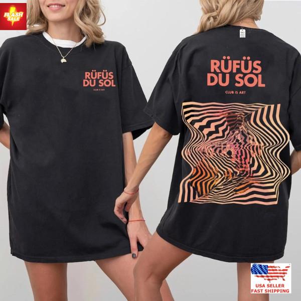 Новая одежда Rufus Du Sol Inhale Exhale Тур 2025 Футболка Графика Альбома Музыка Унисекс Футболка