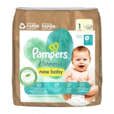 Pampers Harmony Размер 1 Подгузники для новорожденных (2-5 кг) 22 Количество