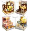 Dollhouse Set Handmade Kit Set Miniature Happiness Series (t-FREAK) 132 4-piece (4-piece Set)