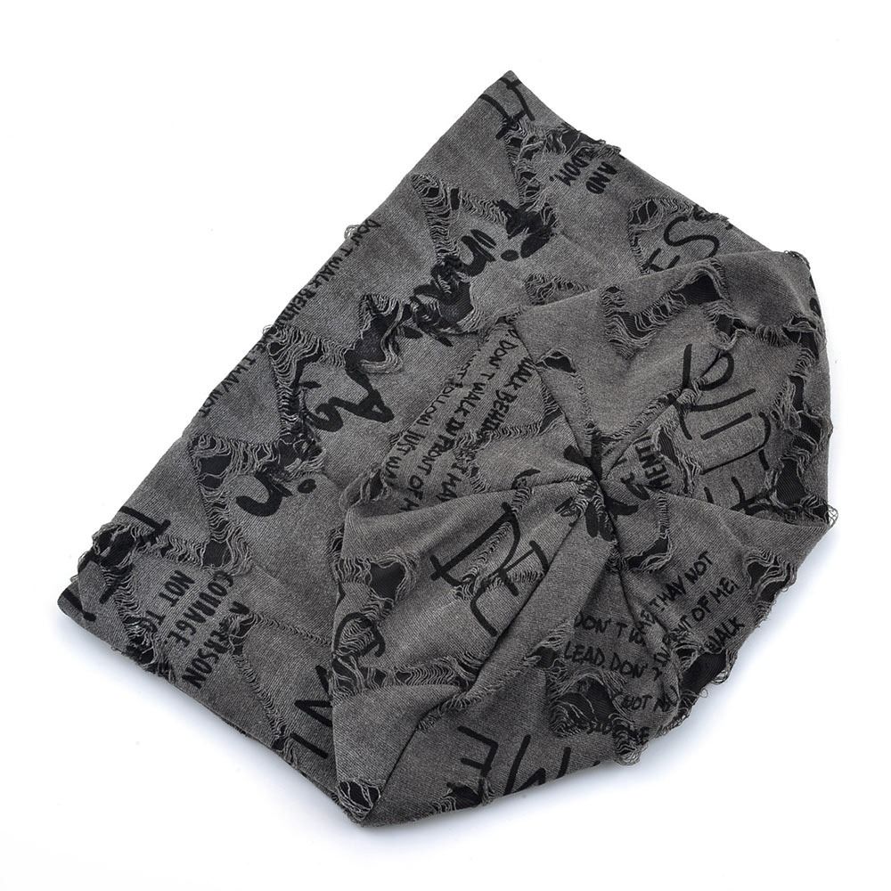 Thin Bonnet Letter Print Beanie Loose Style Hip Hop Beanies Fashion Pullover Hat Unisex Wear