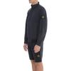 STONE ISLAND Куртка мужская Ss25 из смолы нейлона ветрозащитная водонепроницаемая с воротником на молнии темно-синяя K1S1541000-37S0A23-V0020