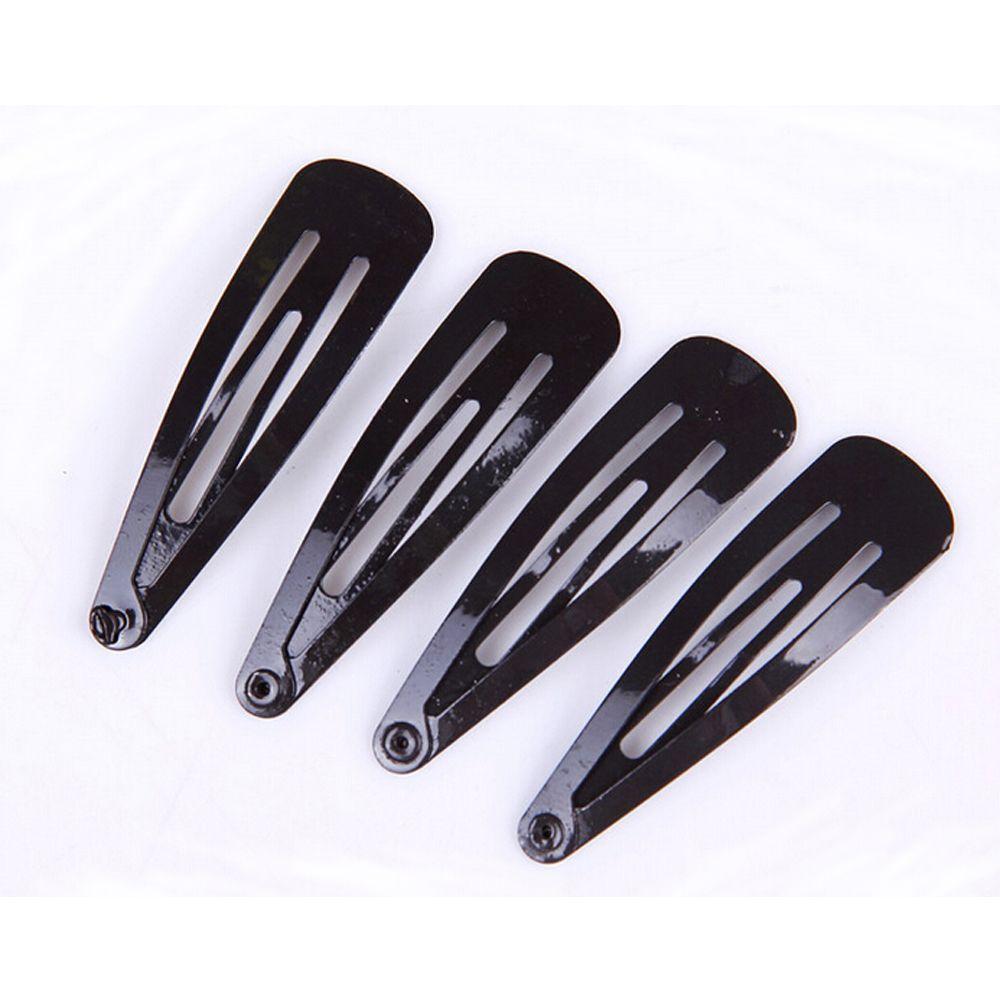 Black Color Headdress Water Drop Clips Solid Hairpins Metal Clips Barrettes Hair Clip BB Clips
