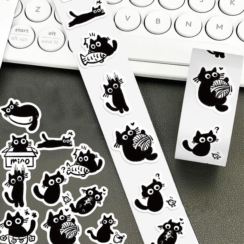 500Pcs/Roll Cartoon Design Graffiti Stickers Cute Style Roll Stickers Phone Case Decoration