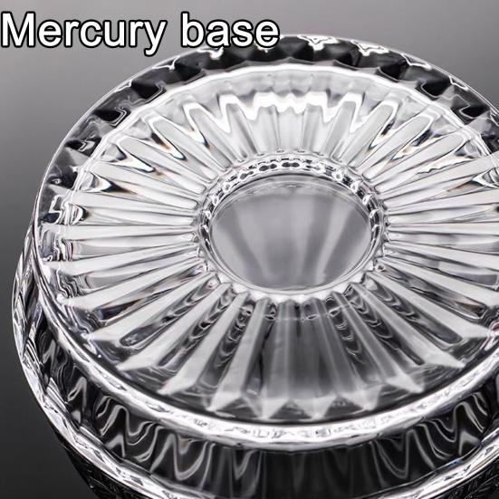 Стакан для виски со светящимся основанием, вращающийся на 360 градусов, 260 мл, без свинца, уникальный подарок для папы на день рождения, праздник