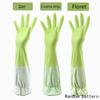 Accessories Waterproof Wash Dishes Cleaning Warm Household Gloves Rubber Gloves Long Sleeve Kitchen