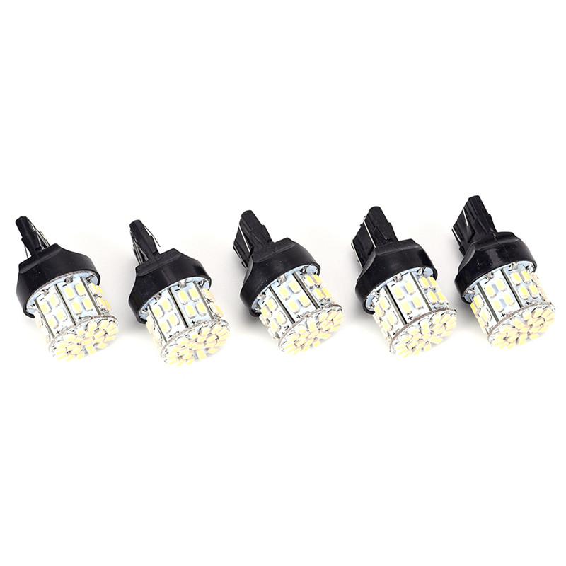 Супер яркий T20 7443 W21/5W 1206 50Smd Автомобильный задний тормоз поворота Парковочная светодиодная лампа