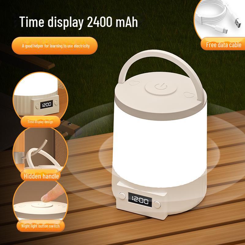 Перезаряжаемый светодиодный ночник: Портативная сенсорная лампа для кормления, ночника, спальни, стола или сна