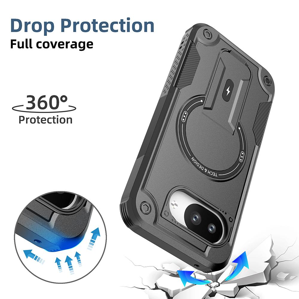 Ударопрочный Магнитный Двухслойный Чехол для Google Pixel 10A 10 A 9 Pro XL Pixel10a Pixel10 Pixel9 Pixel 10 Pro XL Чехол для Мобильного Телефона