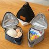 Lunch Bag Snack Organizer with Handle Easy To Clean Waterproof Stain-Resistant Triangular Food