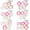 Ingemark 10 Styles Romantic Soft Ceramic Acrylic Beads Letter Chain Bracelet Boho Sweet Heart Bangles Y2K Aesthetics Jewelry New
