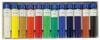 Japanese Painting Paints, Water-Based Paints In Bottles, 12-Color Set