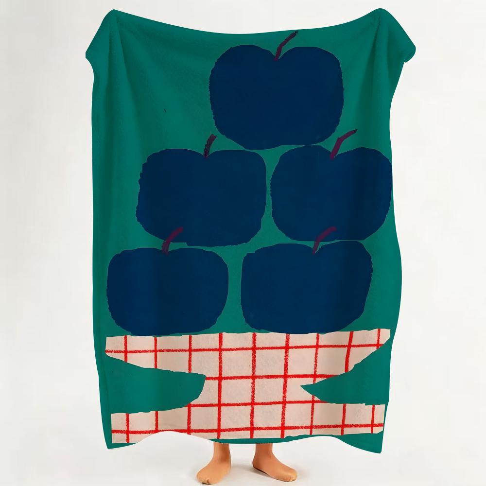 Illustrator M Matias Larrain Throw Flannel Throw Blanket Suitable for Sofa Living Room Bedroom
