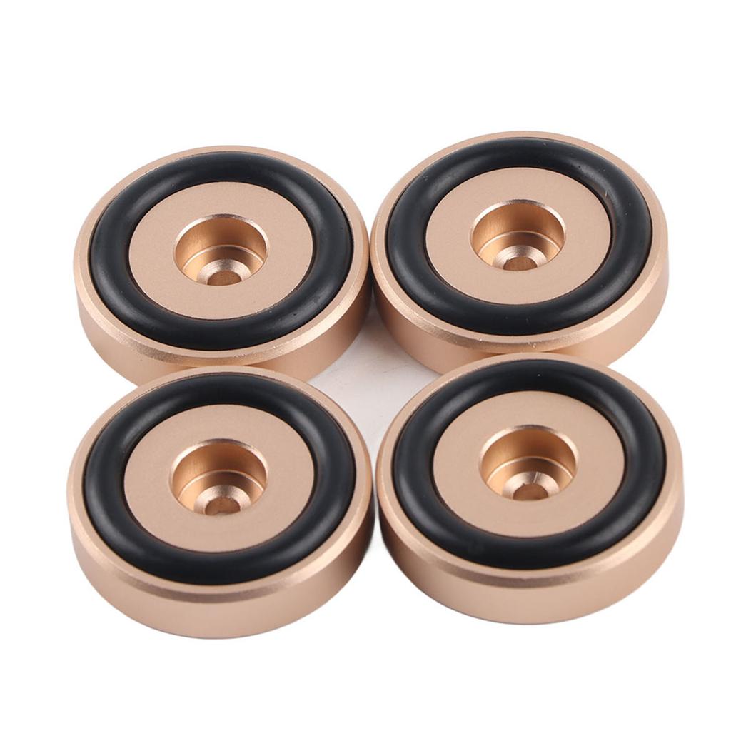 4шт 40*10мм алюминиевый сплав усилитель колодки анодирование пескоструйная обработка усилитель колодки ноги золото