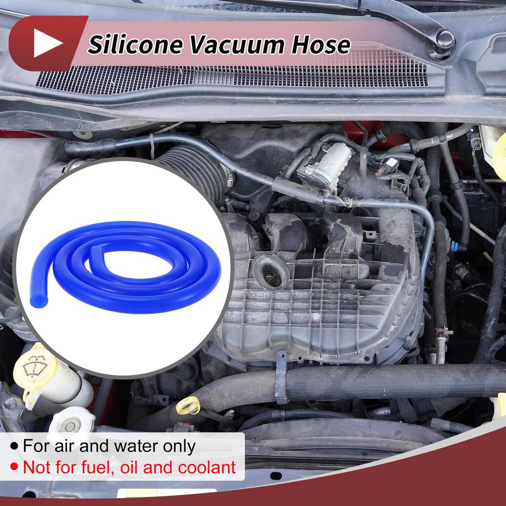 HEROFFIX Воздушный и силиконовый вакуумный шланг Высокотемпературный автомобильный вакуумный шланг 5 футов