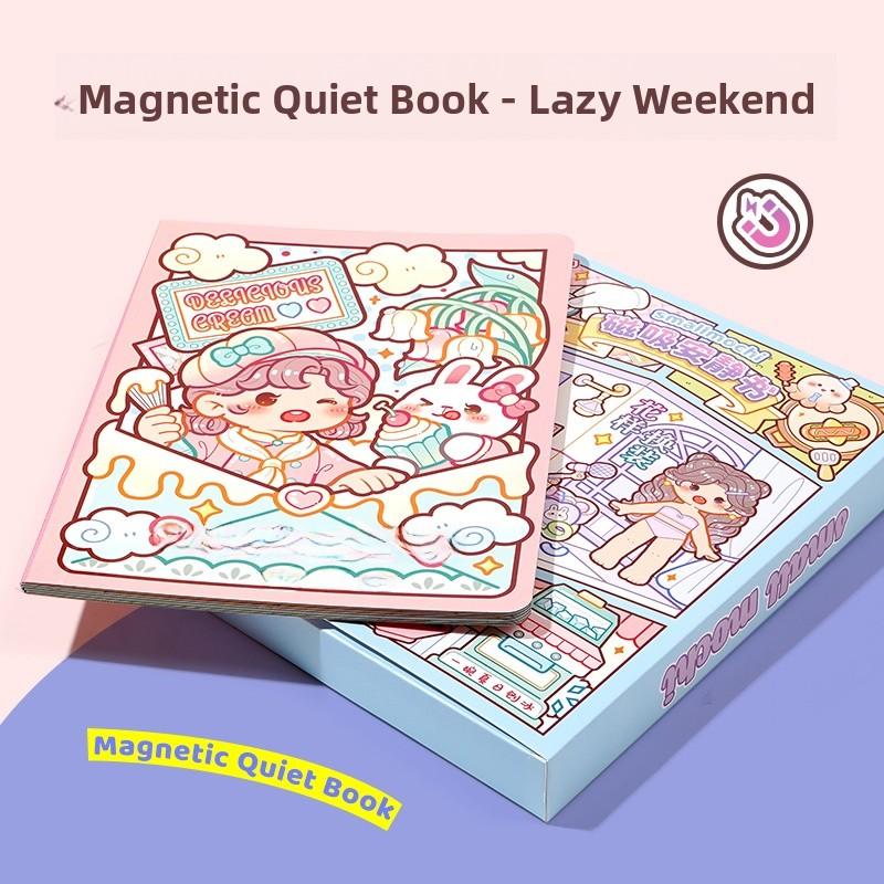 Маленькая моти тихая книжка Древний стиль Наклейки для переодевания 3D книга Игрушки DIY для девочек Сменные костюмы Книжка-головоломка