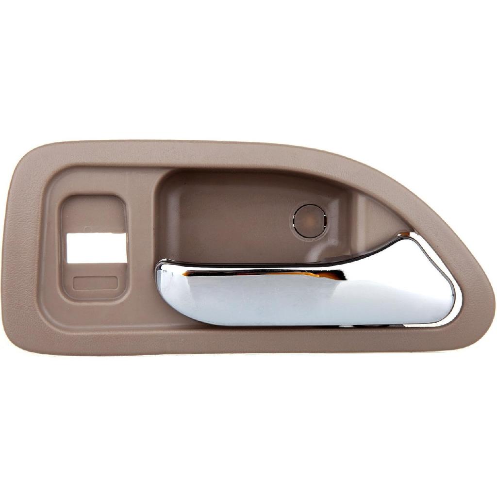 OCPTY Door Handle Interior Rear Passenger Right Side Replacement fit 1994-1997 for Honda for Accord Inside Door Handle Beige