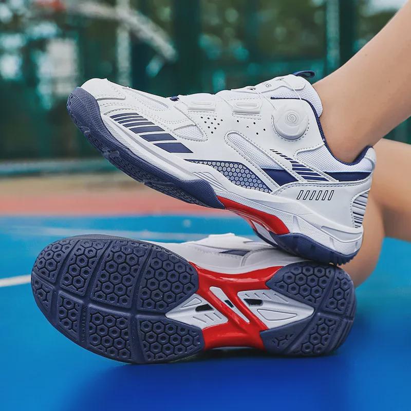 Unisex Tennis & Badminton Shoes with Tendon Sole - Casual All-Season Footwear