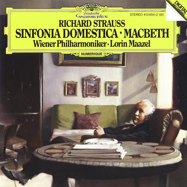 CD RICHARD STRAUSS - WIENER PHILHARMON - Sinfonia Domestica ? Macbeth 4136542 Deutsche Grammo 1984 Germany Classical Used