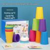 Children's Educational Stacking Cups – Interactive Kindergarten Toy for Color Recognition and Cognitive Development